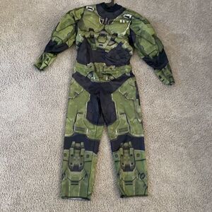 Kids Halo Master Chief Halloween Costume Size S (4-6) NEW *Suit Only